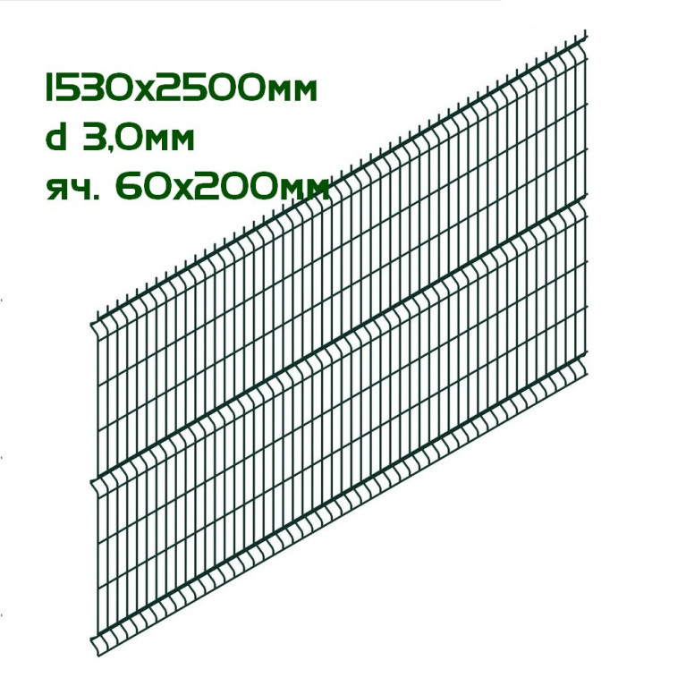 Панель Fine 1,53х2,5 Zn GL (60х235)