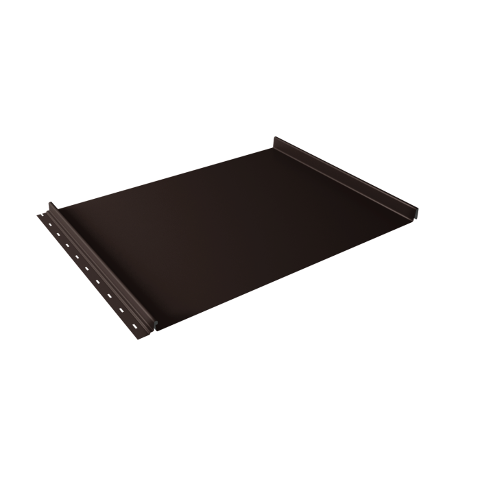 Кликфальц Grand Line 0,45 Drap TR с пленкой на замках RAL 8017 шоколад