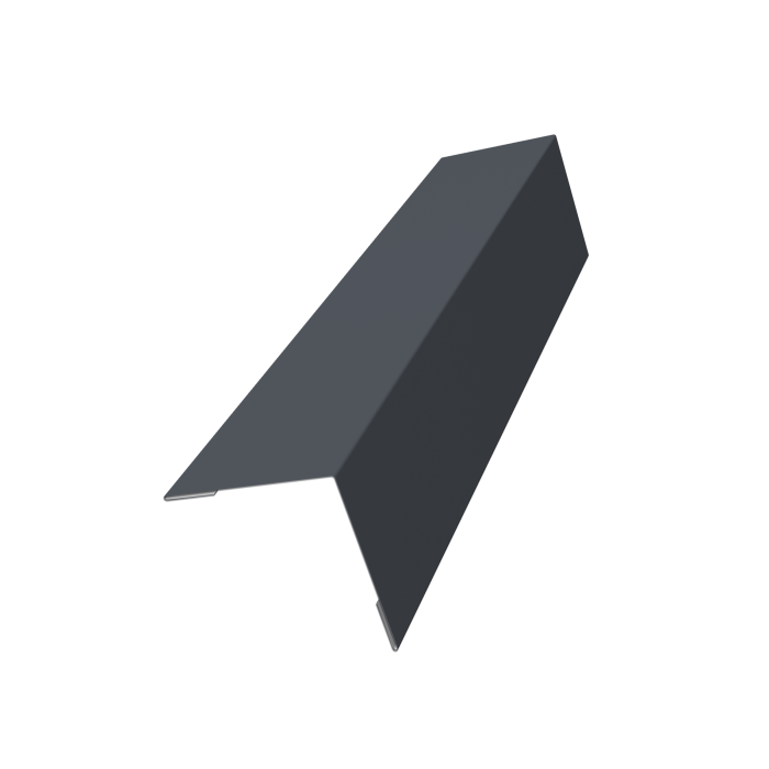 Угол внешний Dacha ФПЛ 0,45 PE с пленкой RAL 7024 мокрый асфальт (1,25) ШК