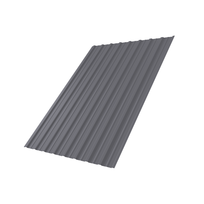 Профнастил С10A 0,4 PE RAL 7004 сигнальный серый