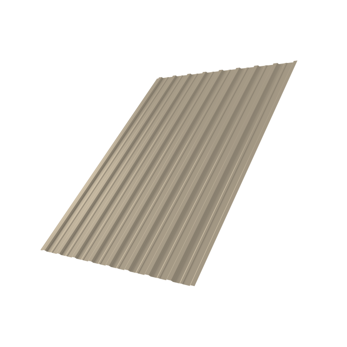 Профнастил С10A 0,45 PE RAL 1015 светлая слоновая кость