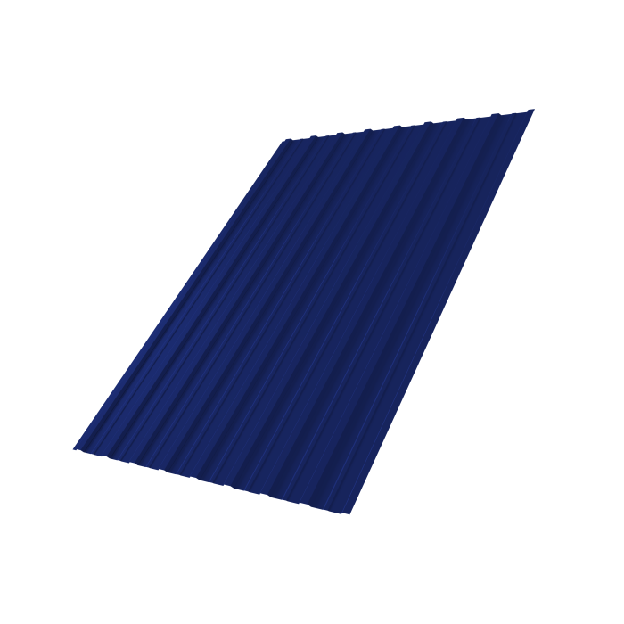 Профнастил С10A 0,45 PE RAL 5002 ультрамариново-синий