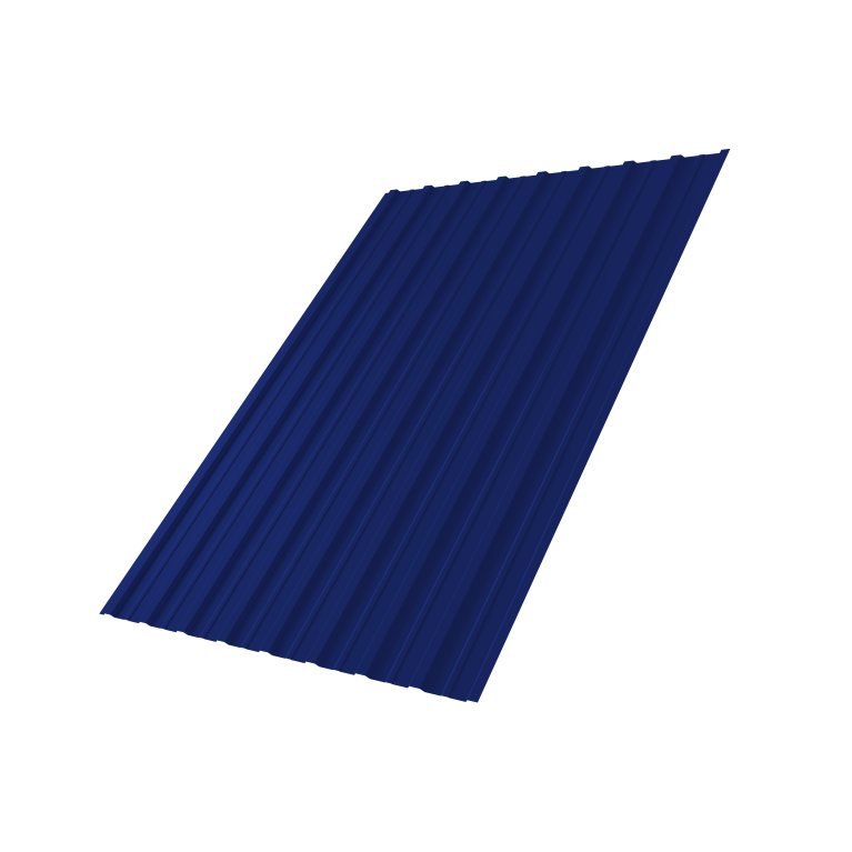 Профнастил С10A 0,45 PE RAL 5002 ультрамариново-синий