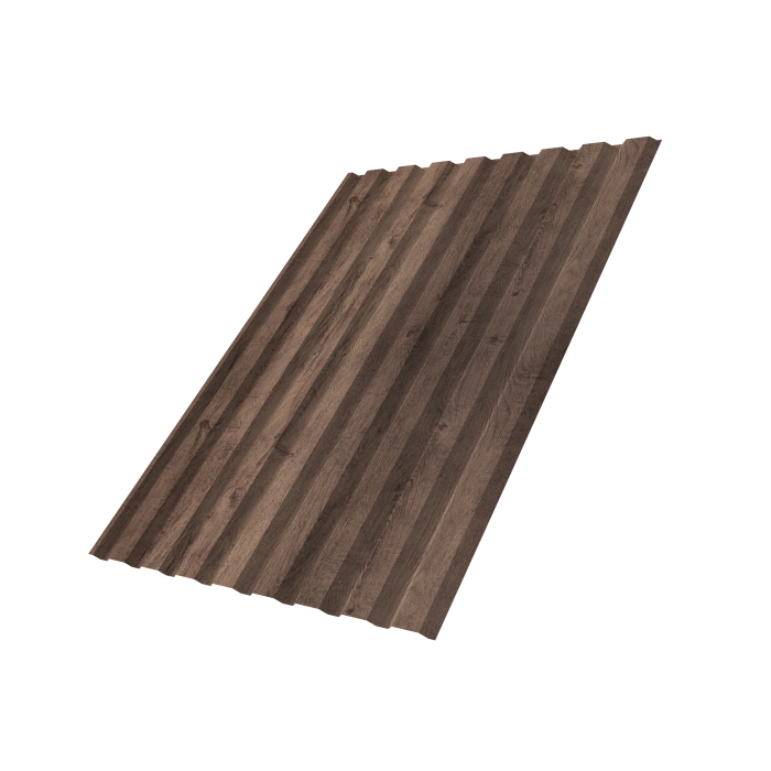 Профнастил С20A 0,45 Print Premium Almond Wood Fresh