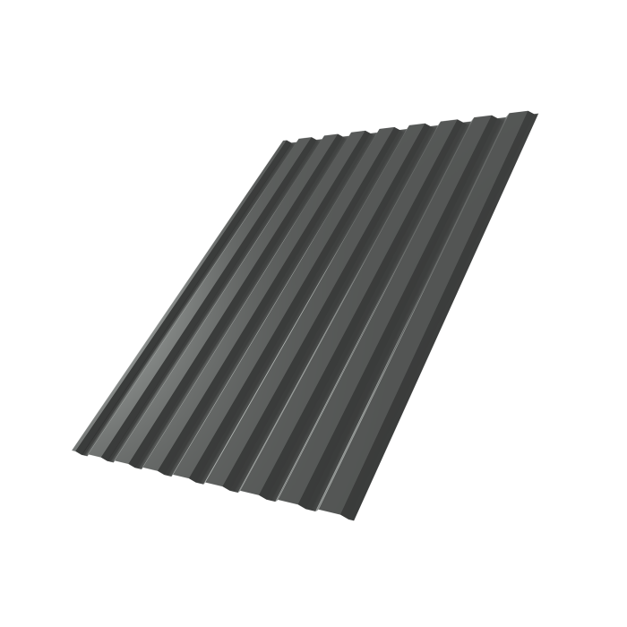 Профнастил С20A 0,5 Satin Matt TX RAL 7016 антрацитово-серый