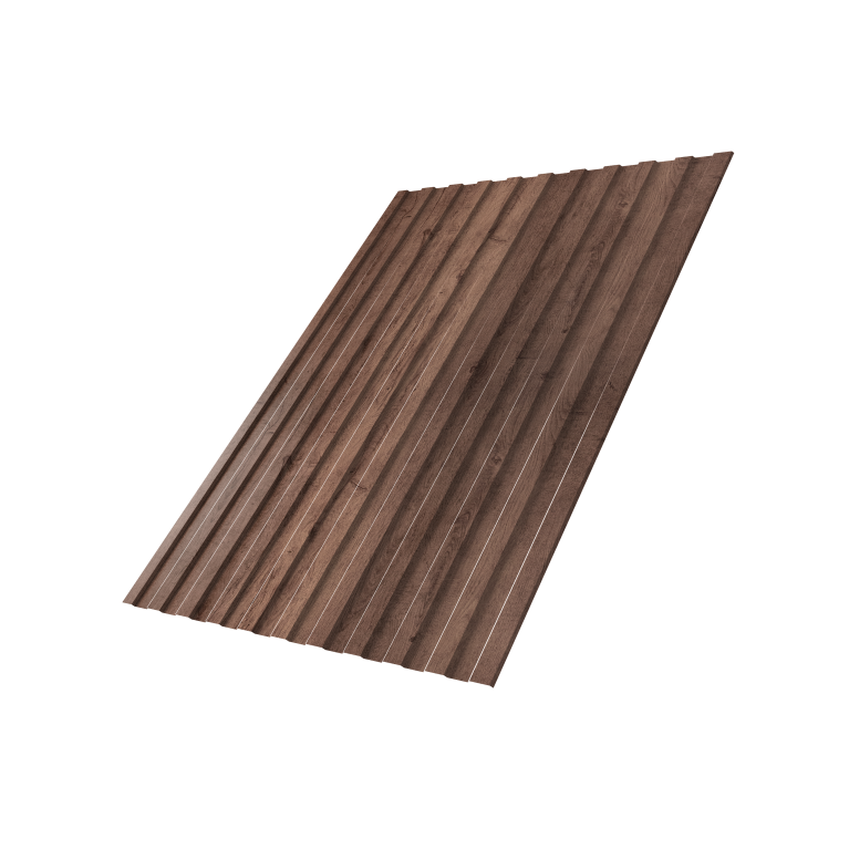 Профнастил С8A v01 0,45 Print Premium Almond Wood Fresh