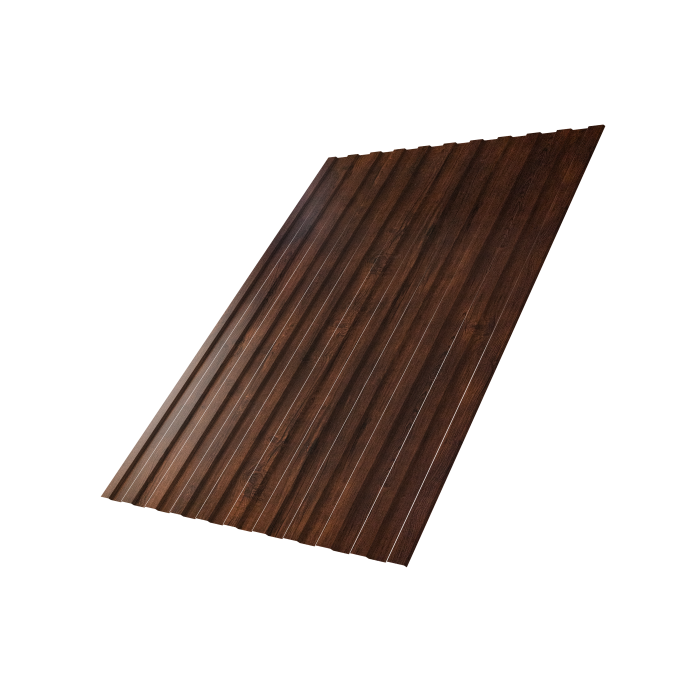 Профнастил С8A v01 0,45 Print Premium Cherry Wood Dark FTC