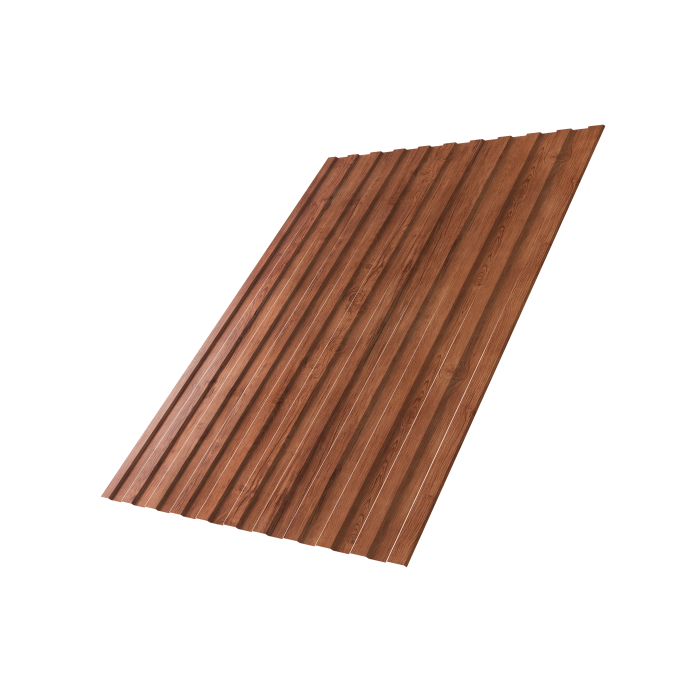 Профнастил С8A v01 0,45 Print Premium Rowan Wood Intense FTC