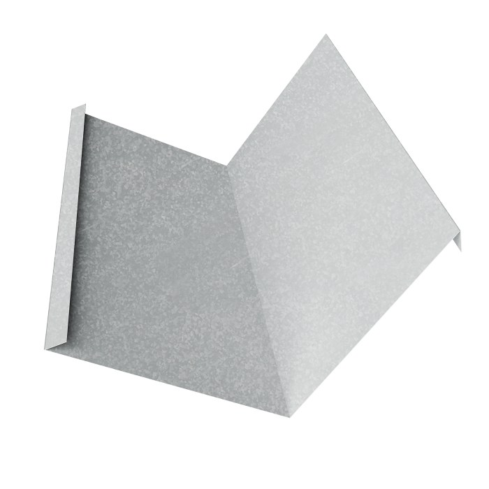 Планка примыкания 115х115 Фартук S4 пристенный уголовой 0,45 Zn (2м)