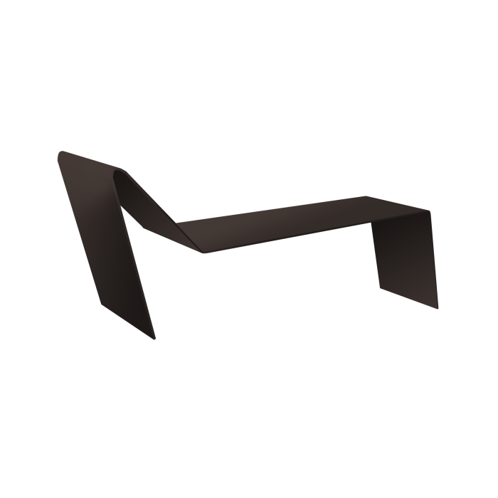 Планка примыкания для мягкой кровли 0,5 Velur X RR 32 темно-коричневый (2м)