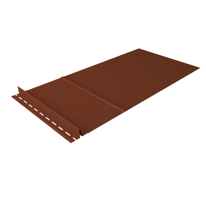 Элемент обхода Кликфальц Pro левый 0,5 Satin Matt TX RAL 8004 терракота