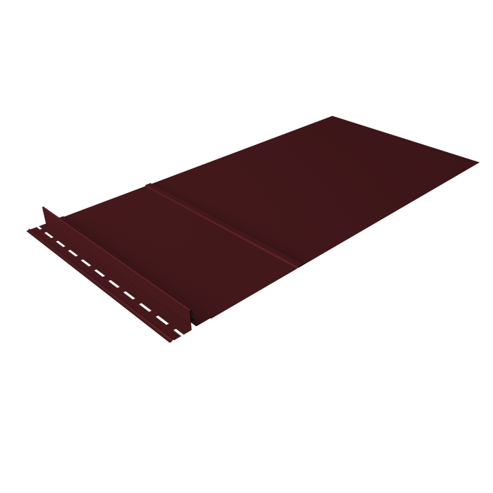 Элемент обхода Кликфальц Pro левый 0,5 Satin RAL 3005 красное вино