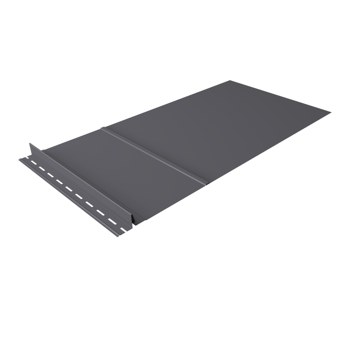 Элемент обхода Кликфальц Pro левый 0,5 Satin RAL 7004 сигнальный серый