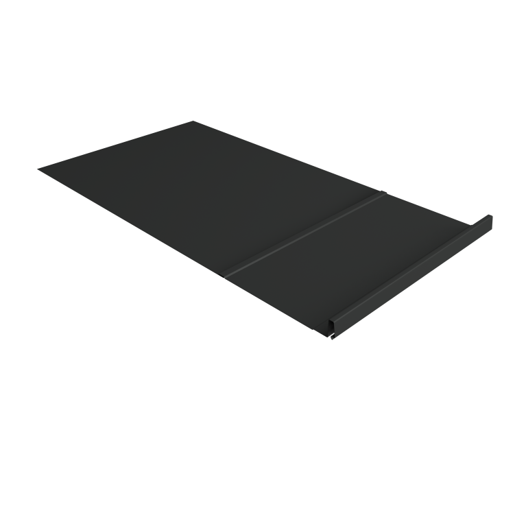 Элемент обхода Кликфальц Pro правый 0,5 GreenCoat Pural BT, matt RR2H3 (RAL 7016 антрацитово-серый)