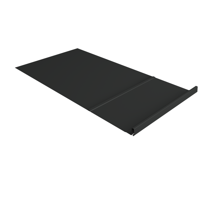 Элемент обхода Кликфальц Pro правый 0,5 Satin Matt RAL 7016 антрацитово-серый