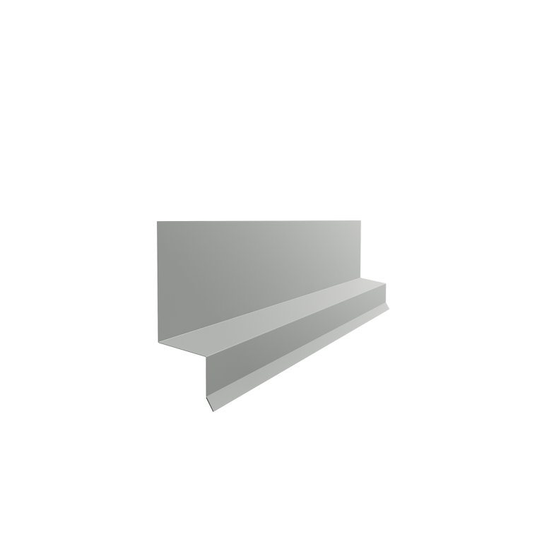 Отлив верхний фальц 0,45 PE с пленкой RAL 7005 мышино-серый (2м)