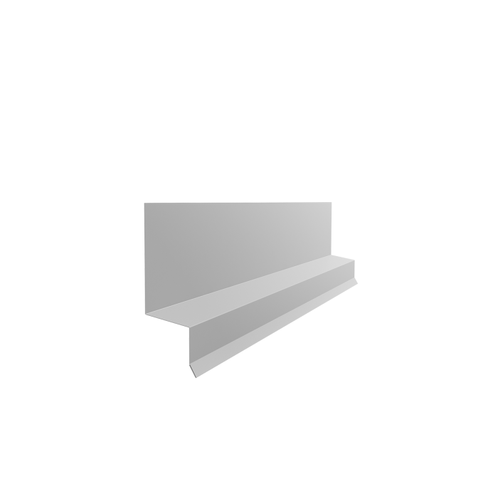 Отлив верхний фальц 0,5 PE с пленкой RAL 7004 сигнальный серый (2м)