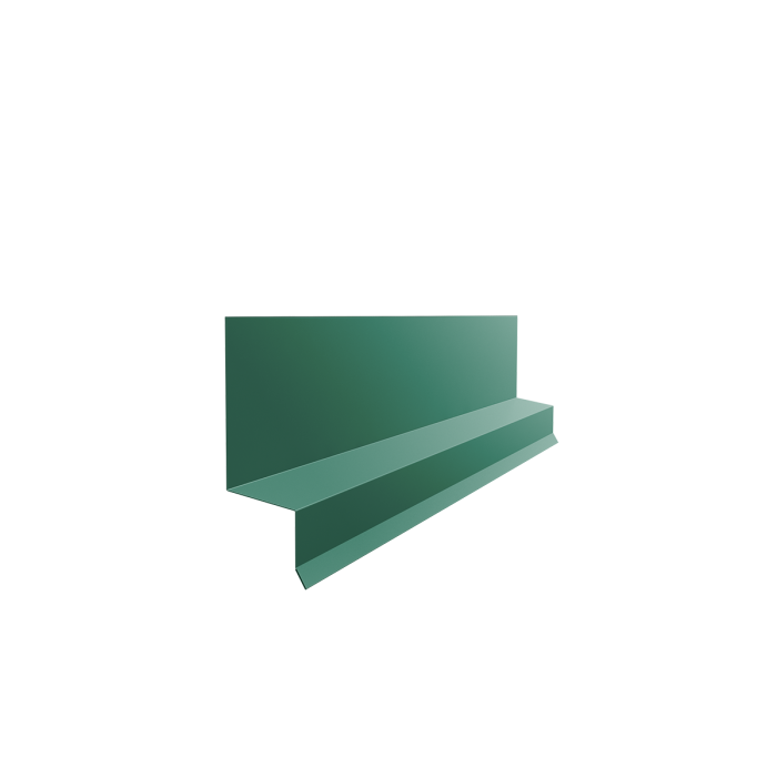 Отлив верхний фальц 0,5 Satin Matt RAL 6005 зеленый мох (3м)