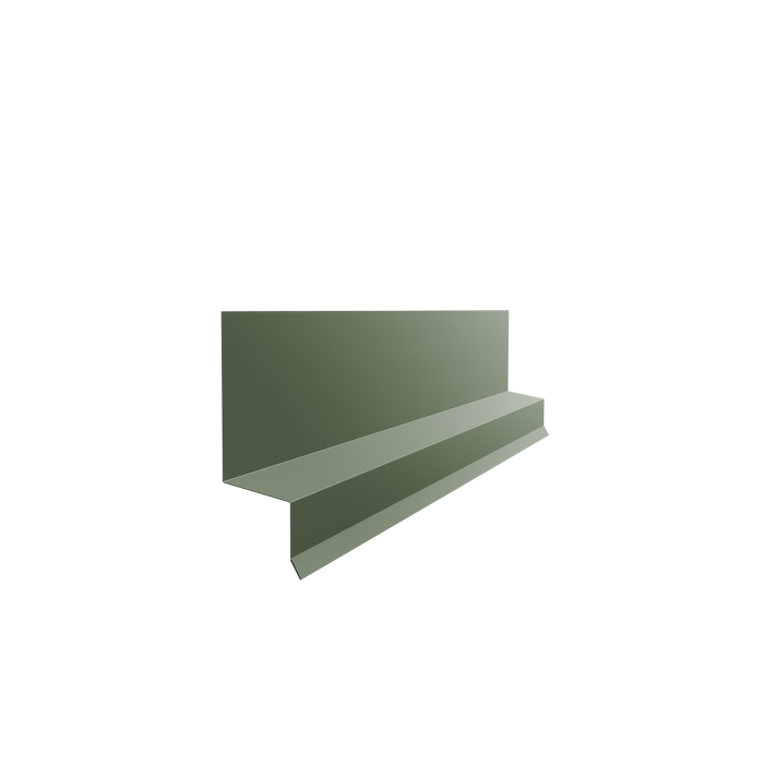 Отлив верхний фальц 0,5 Satin Matt TX RAL 6020 хромовая зелень (2м)