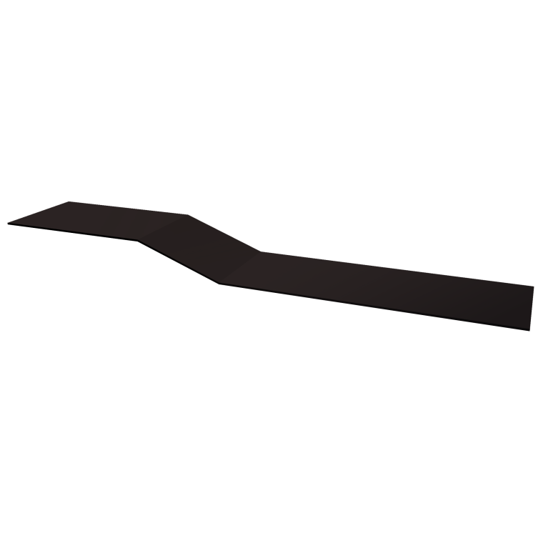 Планка крепежная фальц Grand Line 0,5 PurLite Matt RAL 9005 черный (3м)