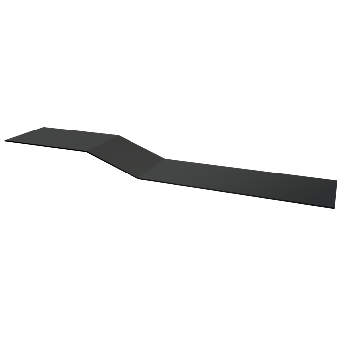 Планка крепежная фальц Grand Line 0,5 Rooftop Бархат RAL 7016 антрацитово-серый (2м)