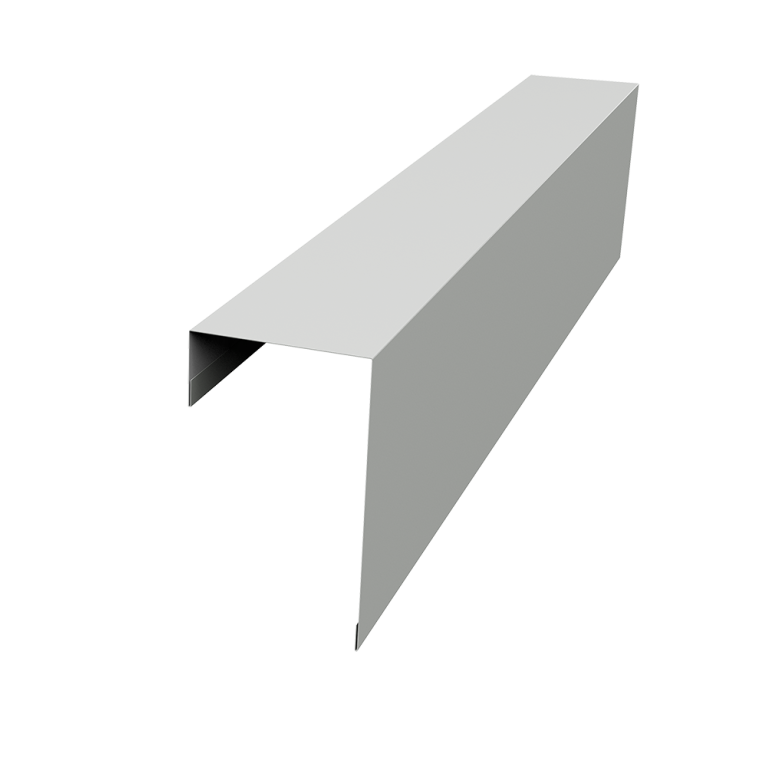 Планка торцевая фасадная фальц 65мм 0,45 PE с пленкой RAL 7005 мышино-серый (2м)