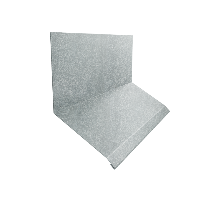 Планка примыкание верхнее к стене фальц 150х130х20 0,5 Zn (2м)