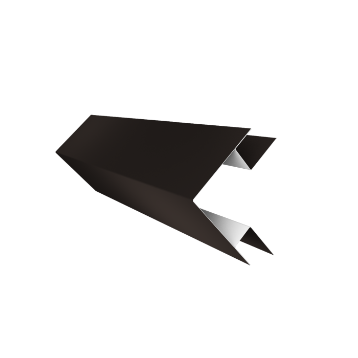 Угол внешний сложный фальц 0,5 PurPro Matt 275 RR 32 темно-коричневый (2м)