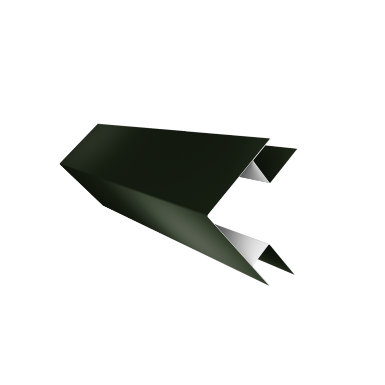 Угол внешний сложный фальц 0,5 Satin Matt TX RAL 6020 хромовая зелень (3м)