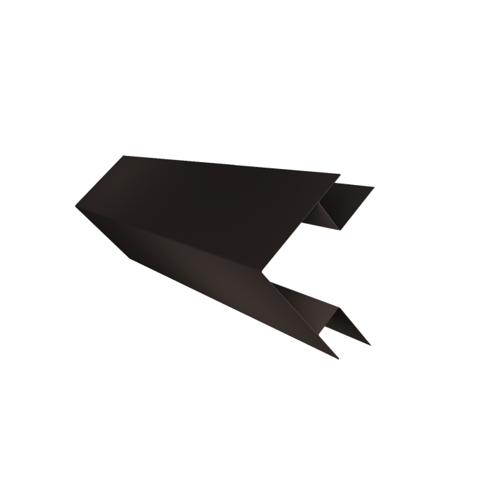 Угол внешний сложный фальц 0,5 Velur X RR 32 темно-коричневый (3м)