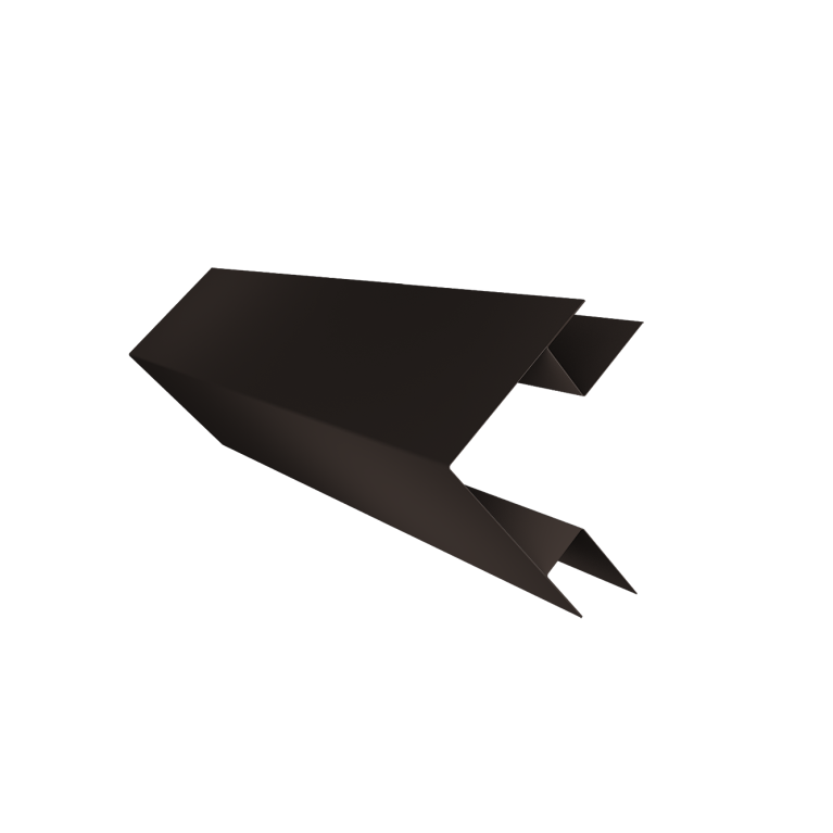 Угол внешний сложный фальц 0,5 Velur X RR 32 темно-коричневый (3м)