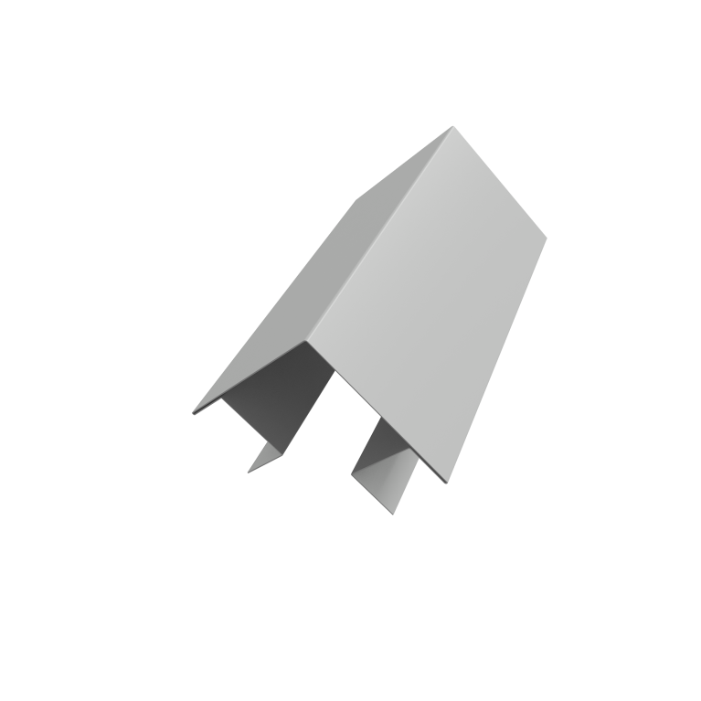 Угол внешний сложный Кликфальц Pro 0,45 Drap TX RAL 7047 телегрей 4 (2м)