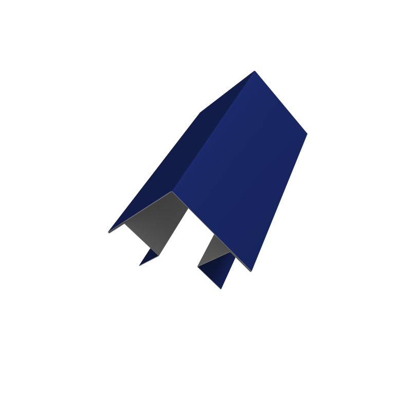 Угол внешний сложный Кликфальц Pro 0,45 PE с пленкой RAL 5002 ультрамариново-синий (3м)