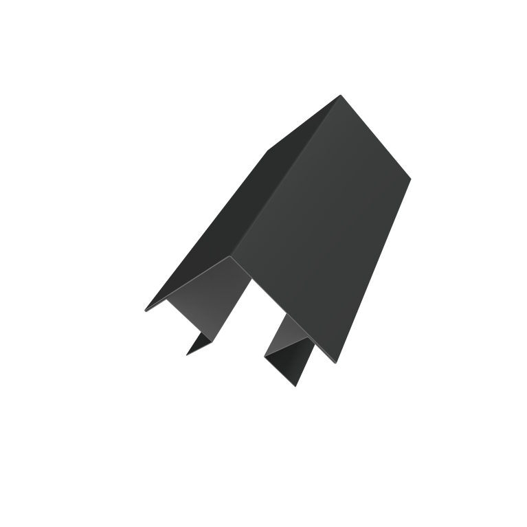 Угол внешний сложный Кликфальц Pro 0,5 PurPro Matt 275 RAL 7016 антрацитово-серый (2м)