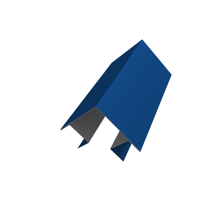 Угол внешний сложный Кликфальц Pro 0,5 Satin с пленкой RAL 5005 сигнальный синий (3м)