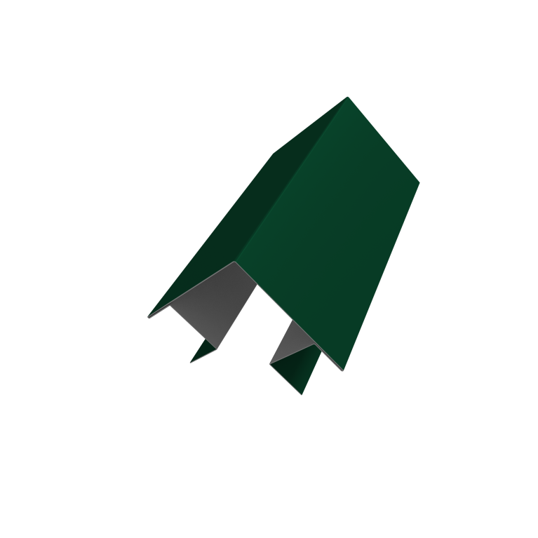 Угол внешний сложный Кликфальц Pro 0,5 Satin с пленкой RAL 6005 зеленый мох (3м)