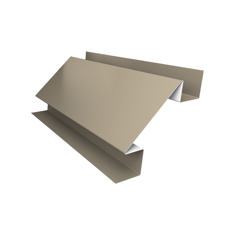 Угол внутренний сложный фальц 0,45 Drap TX RAL 1015 светлая слоновая кость (3м)