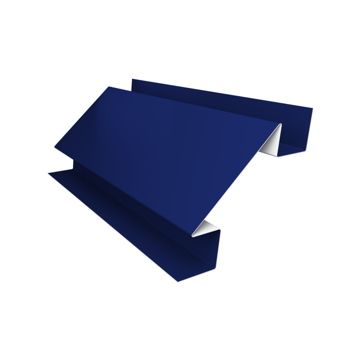 Угол внутренний сложный фальц 0,45 PE с пленкой RAL 5002 ультрамариново-синий (3м)