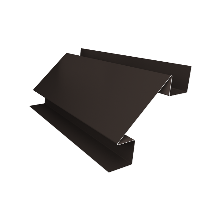 Угол внутренний сложный фальц 0,5 Atlas X с пленкой RR 32 темно-коричневый (2м)