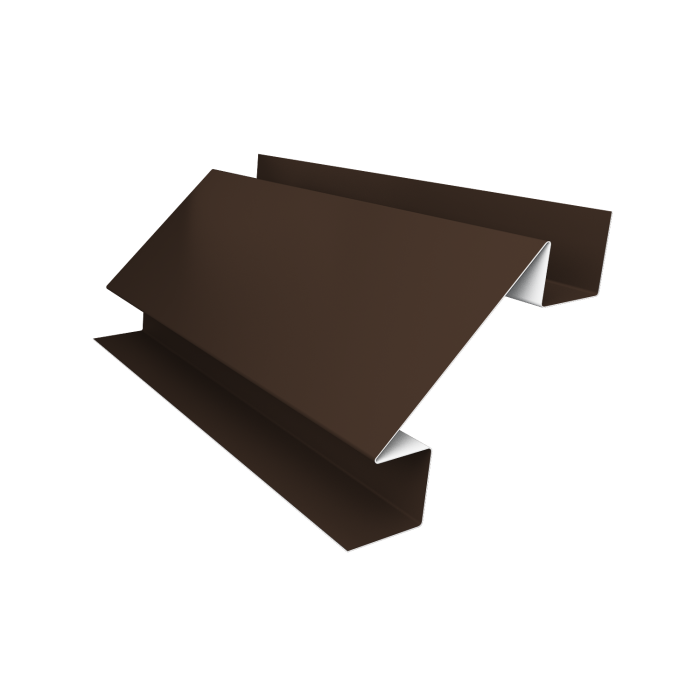 Угол внутренний сложный фальц 0,5 PurLite Matt RAL 8017 шоколад (2м)