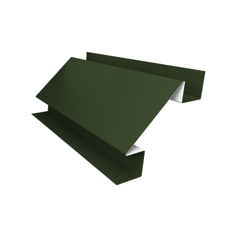 Угол внутренний сложный фальц 0,5 Satin Matt TX RAL 6020 хромовая зелень (2м)