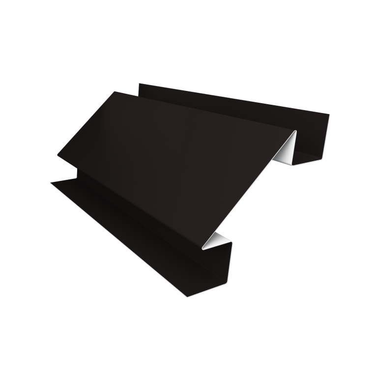 Угол внутренний сложный фальц 0,5 Satin Matt TX RAL 9005 черный (2м)