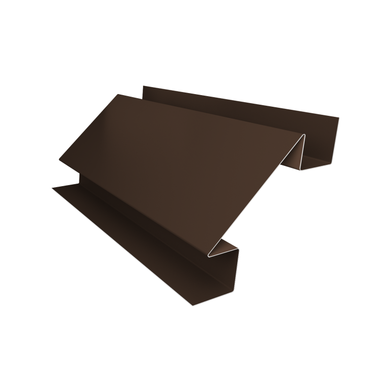 Угол внутренний сложный фальц 0,5 Velur X RAL 8017 шоколад (3м)