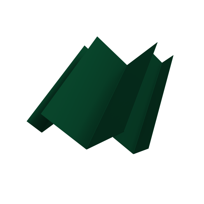 Угол внутренний сложный Кликфальц Pro 0,5 Satin Matt RAL 6005 зеленый мох (3м)