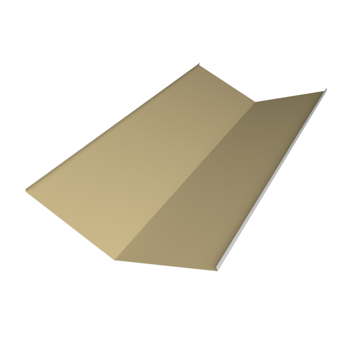 Планка ендовы нижней 300х300 0,45 PE с пленкой RAL 1014 слоновая кость (2м)