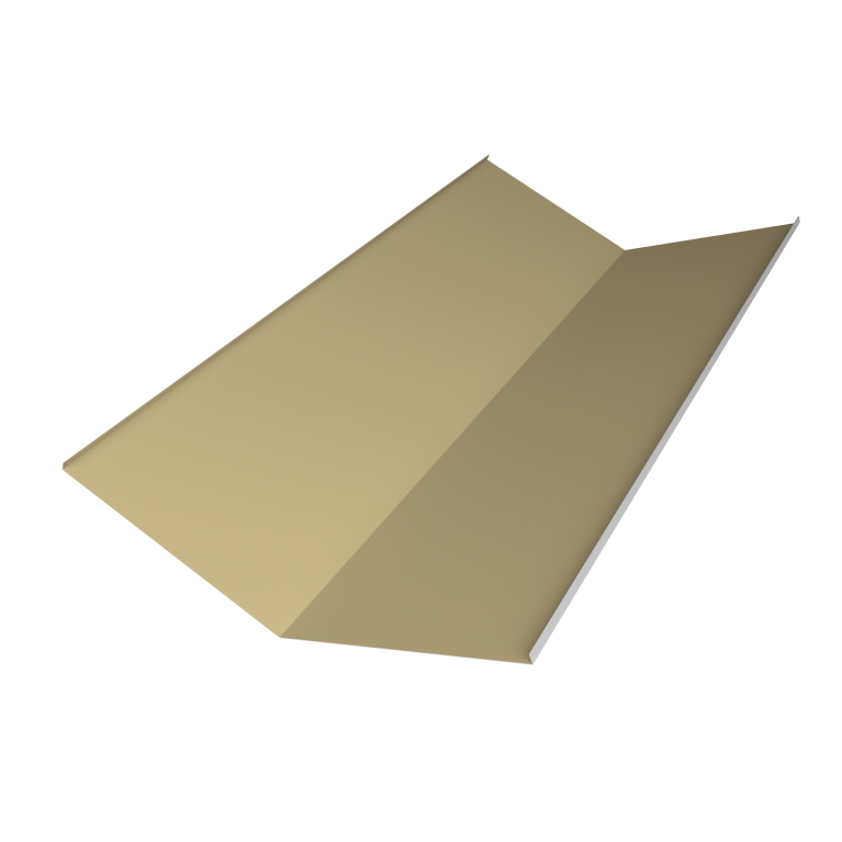 Планка ендовы нижней 300х300 0,45 PE с пленкой RAL 1014 слоновая кость (3м)