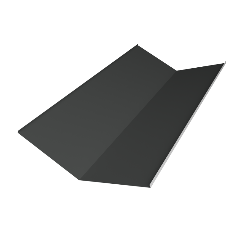 Планка ендовы нижней 300х300 0,5 Satin Matt RAL 7016 антрацитово-серый (2м)