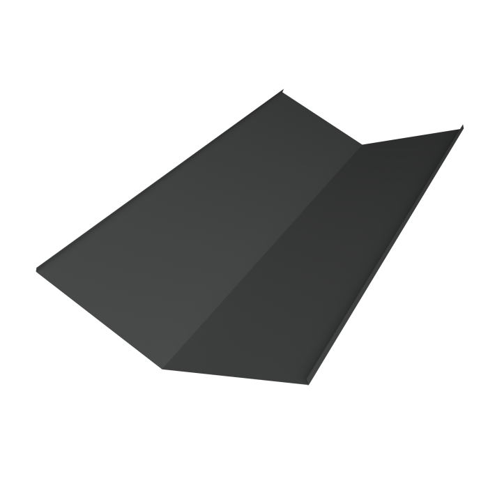 Планка ендовы нижней 300х300 0,5 Velur X RAL 7016 антрацитово-серый (3м)