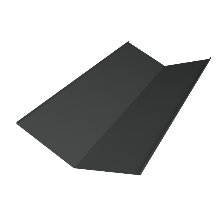 Планка ендовы нижней 300х300 0,5 Velur X RAL 7016 антрацитово-серый (3м)