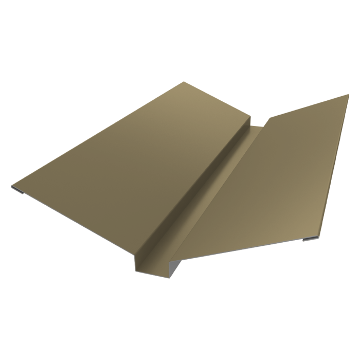 Планка ендовы верхней 115х30х115 0,45 PE с пленкой RAL 1014 слоновая кость (2м)